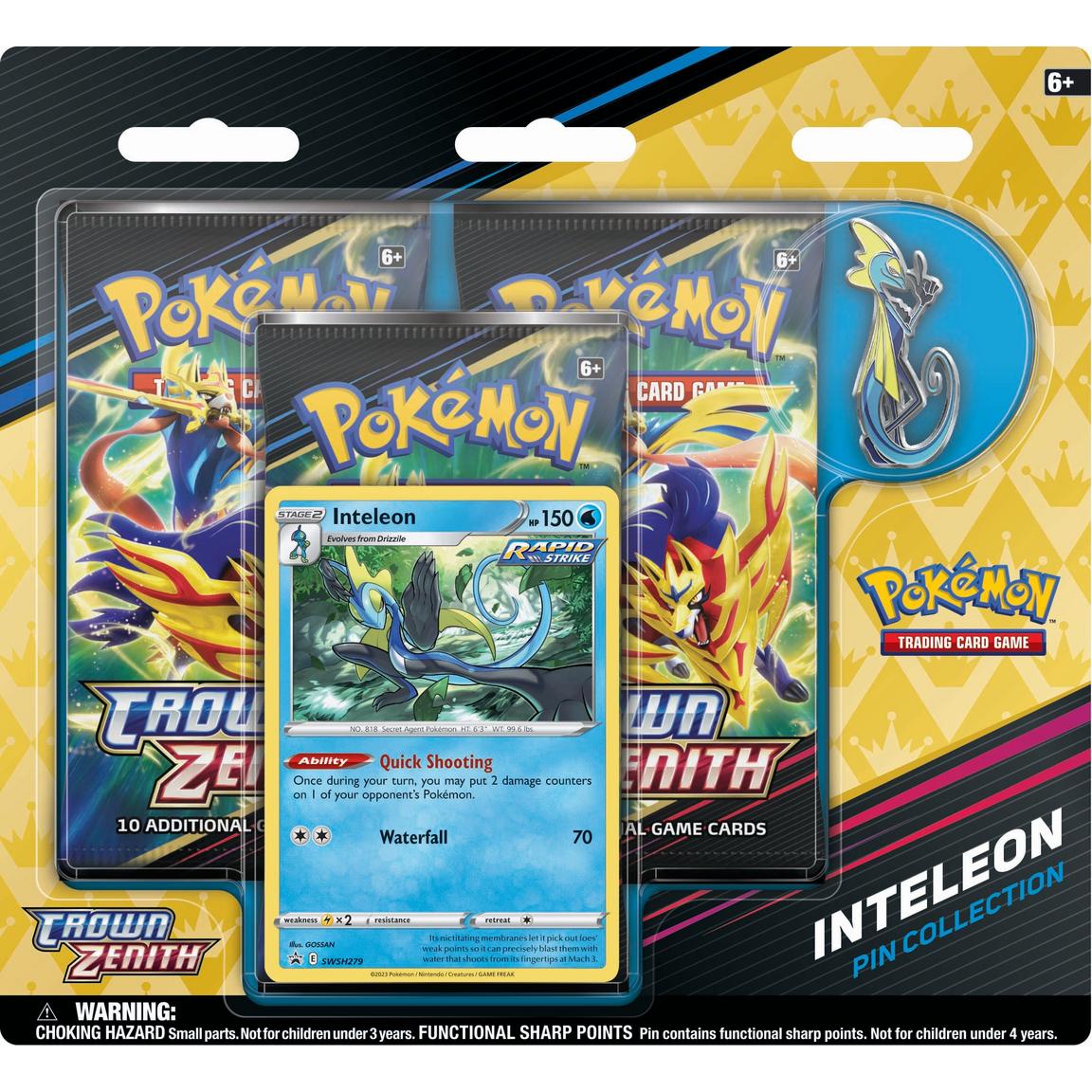 Pokemon TCG Crown Zenith Pin Collection 12.5 Blister Pack