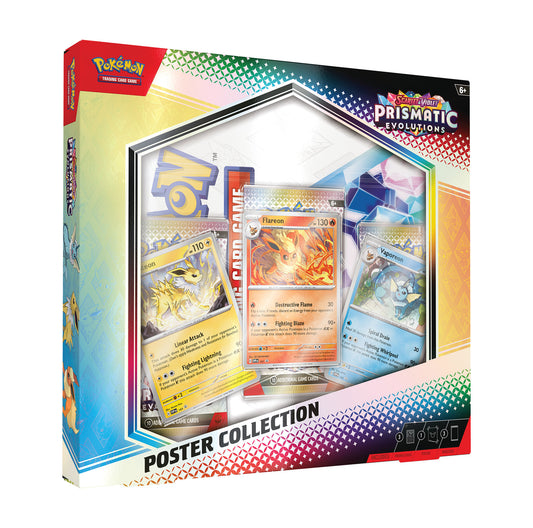 Pokemon TCG Scarlet & Violet Prismatic Evolutions Poster Collection