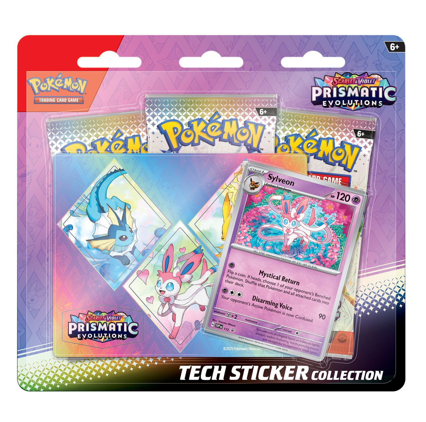 Pokemon TCG Prismatic Evolution Tech Sticker Collection