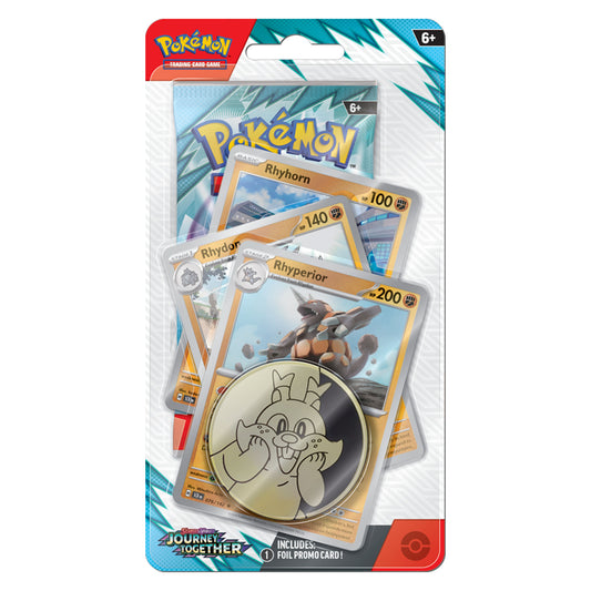 Pokemon TCG Scarlet & Violet Journey Together Premium Checklane Blister - Rhyperior