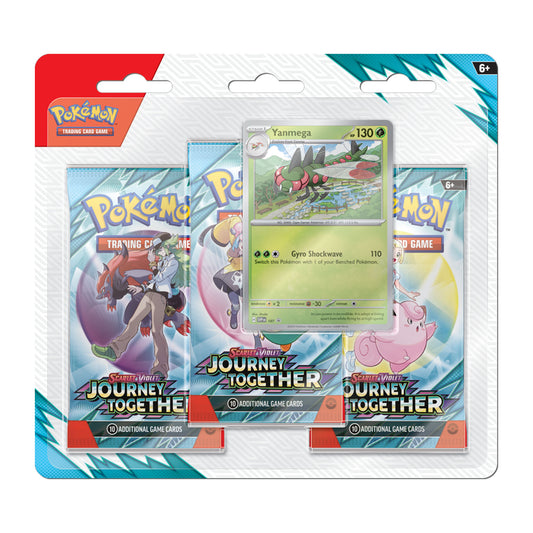 Pokemon TCG Scarlet & Violet Journey Together - 3 Pack Blister - Yanmega