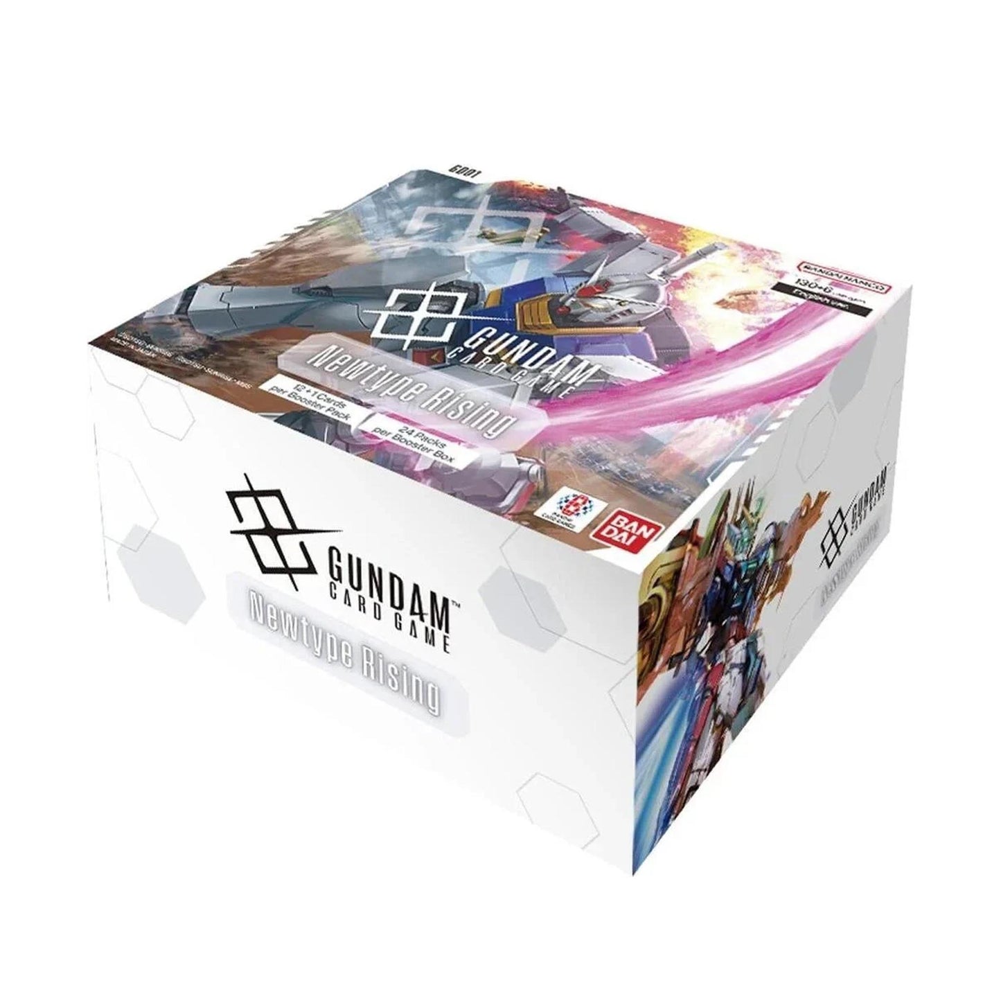 *DAMAGED OUTER BOX* Gundam Card Game - Newtype Rising Booster Box (24 Packs)
