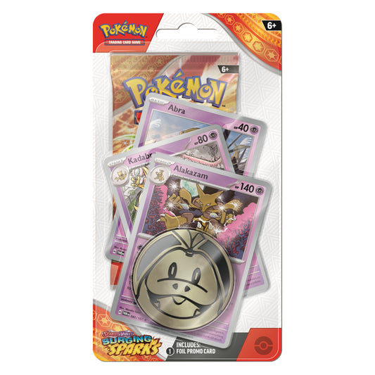 Pokemon TCG Scarlet & Violet Surging Sparks Premium Checklane Blister - Alakazam