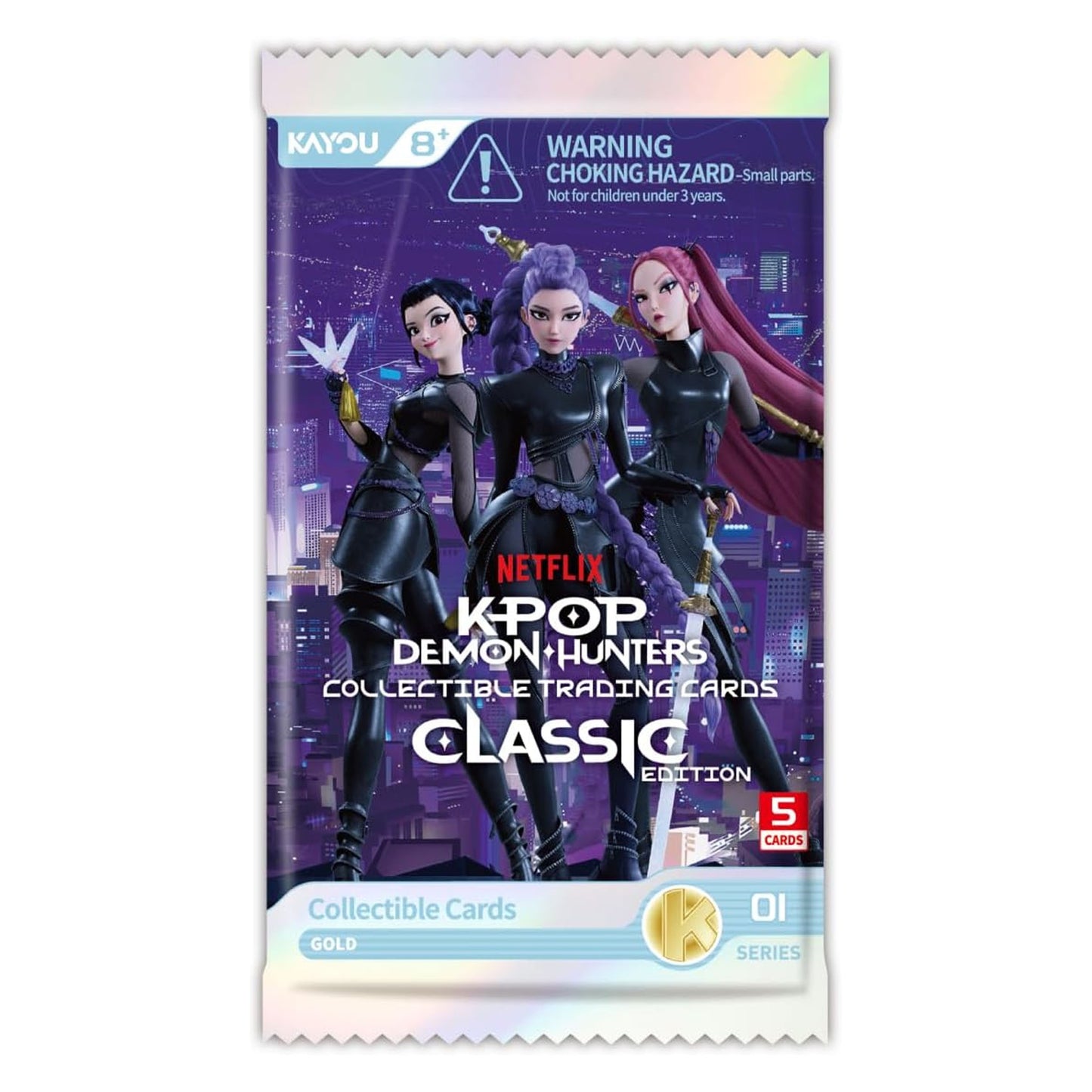 K-POP Demon Hunters: Collectible Trading Cards - Classic Foil Edition Series 1-B Display Box