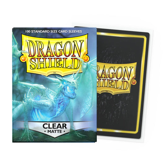Dragon Shield - Matte Sleeves Standard Size - Clear (100)