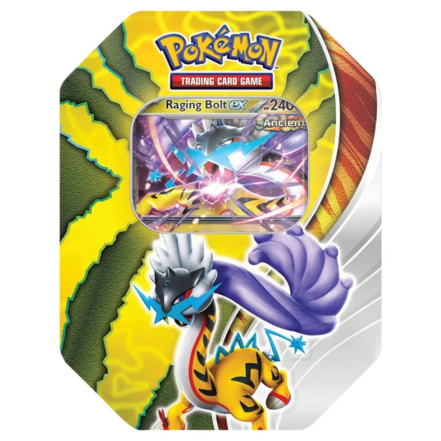 Pokemon TCG Scarlet & Violet Paradox Destinies Tin - Raging Bolt ex