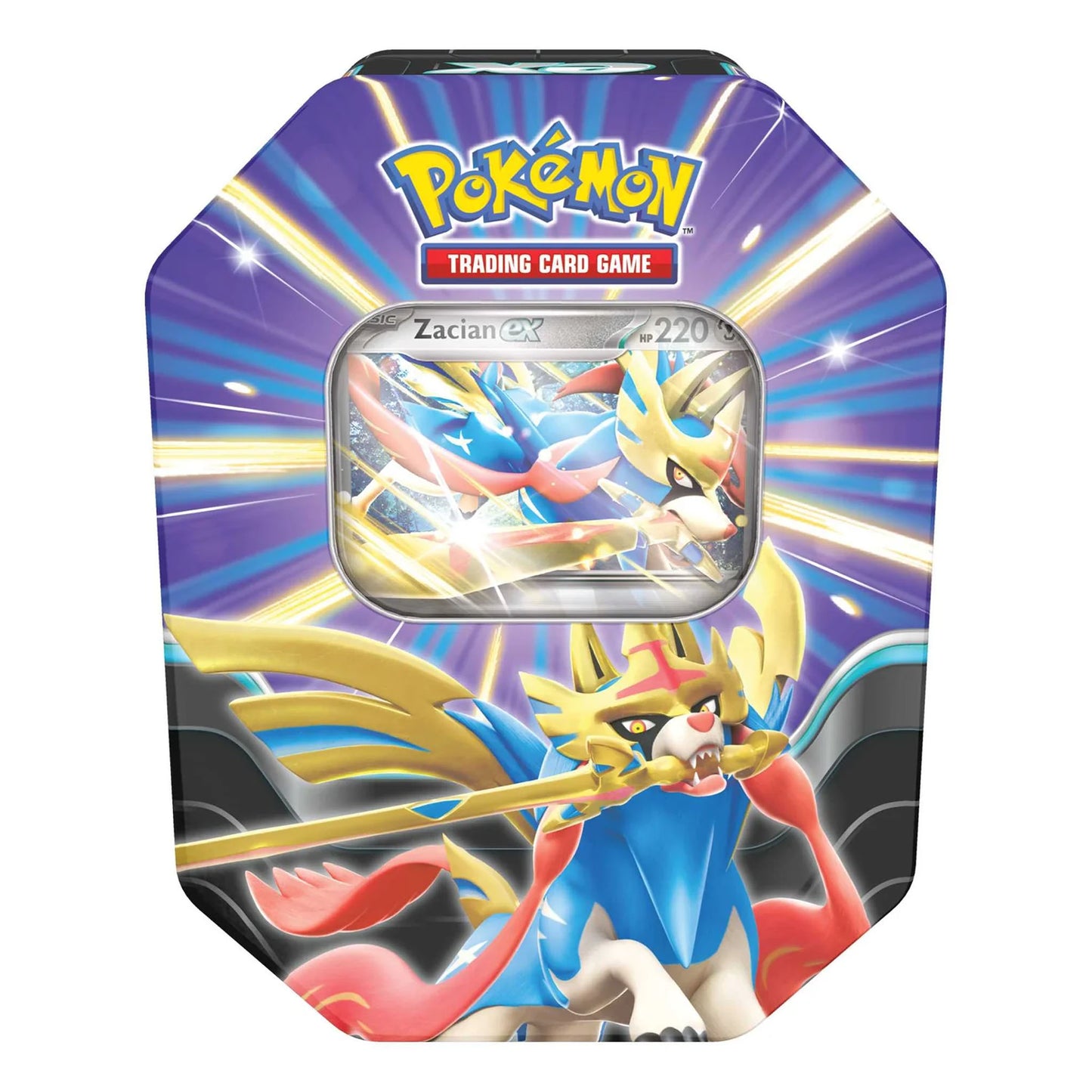 Pokemon TCG Slashing Legends Tin - Zacian EX