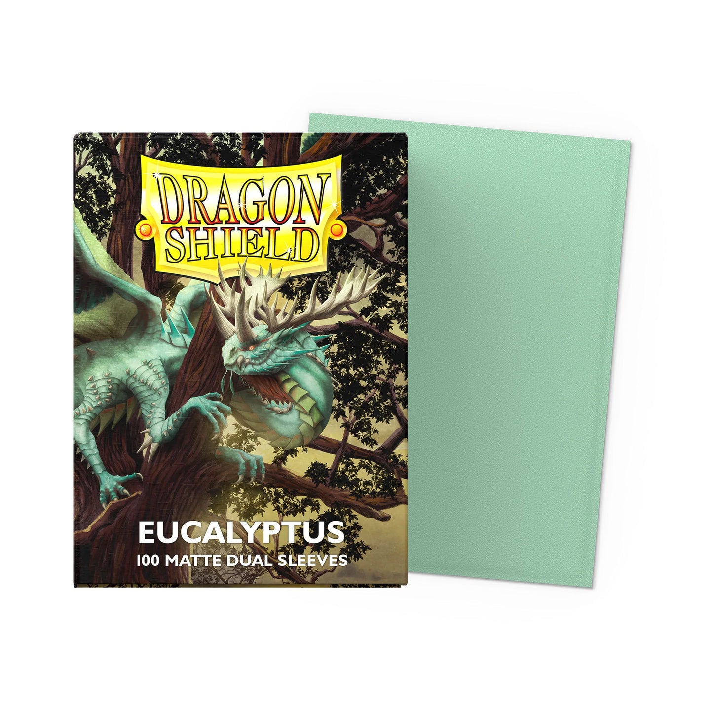 Dragon Shield Matte Dual Sleeves Standard Size - Eucalyptus (100)