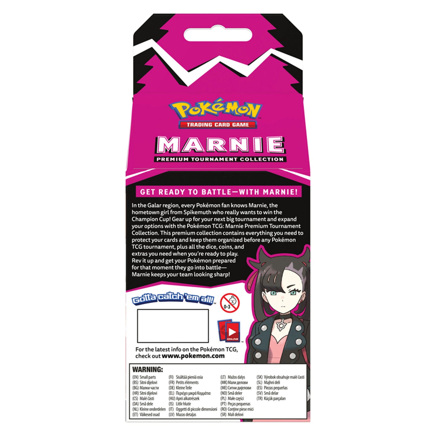 *DAMAGED OUTER BOX* Pokemon TCG Marnie Premium Tournament Collection