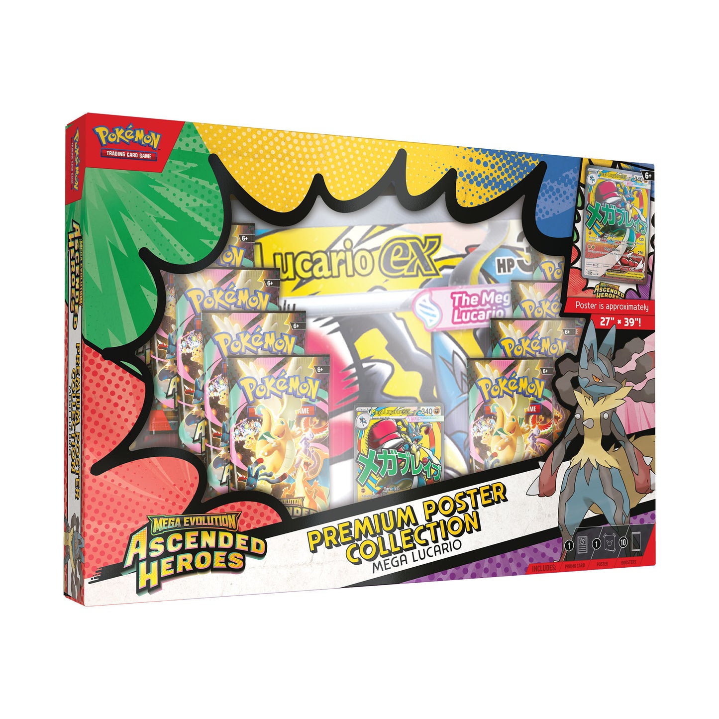 Pokemon TCG: Mega Evolution Ascended Heroes Premium Poster Collection