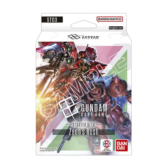 Gundam Card Game - Zeon's Rush Starter Deck (ST03)
