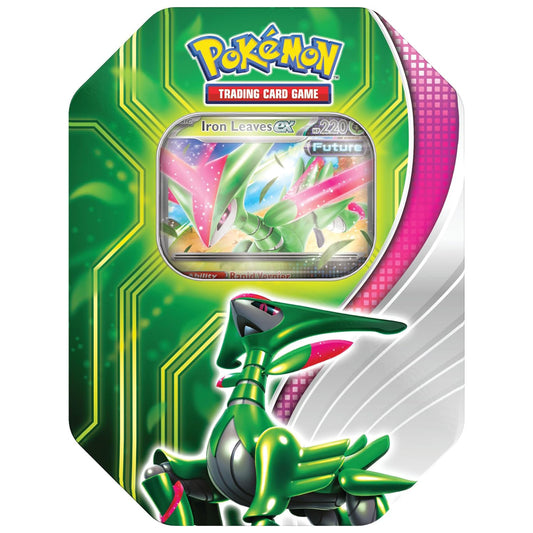 Pokemon TCG Scarlet & Violet Paradox Clash Tin - Iron Leaves