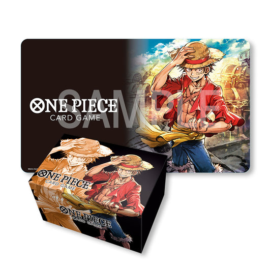 One Piece Card Game: Playmat and Storage Box Set -Monkey.D.Luffy-