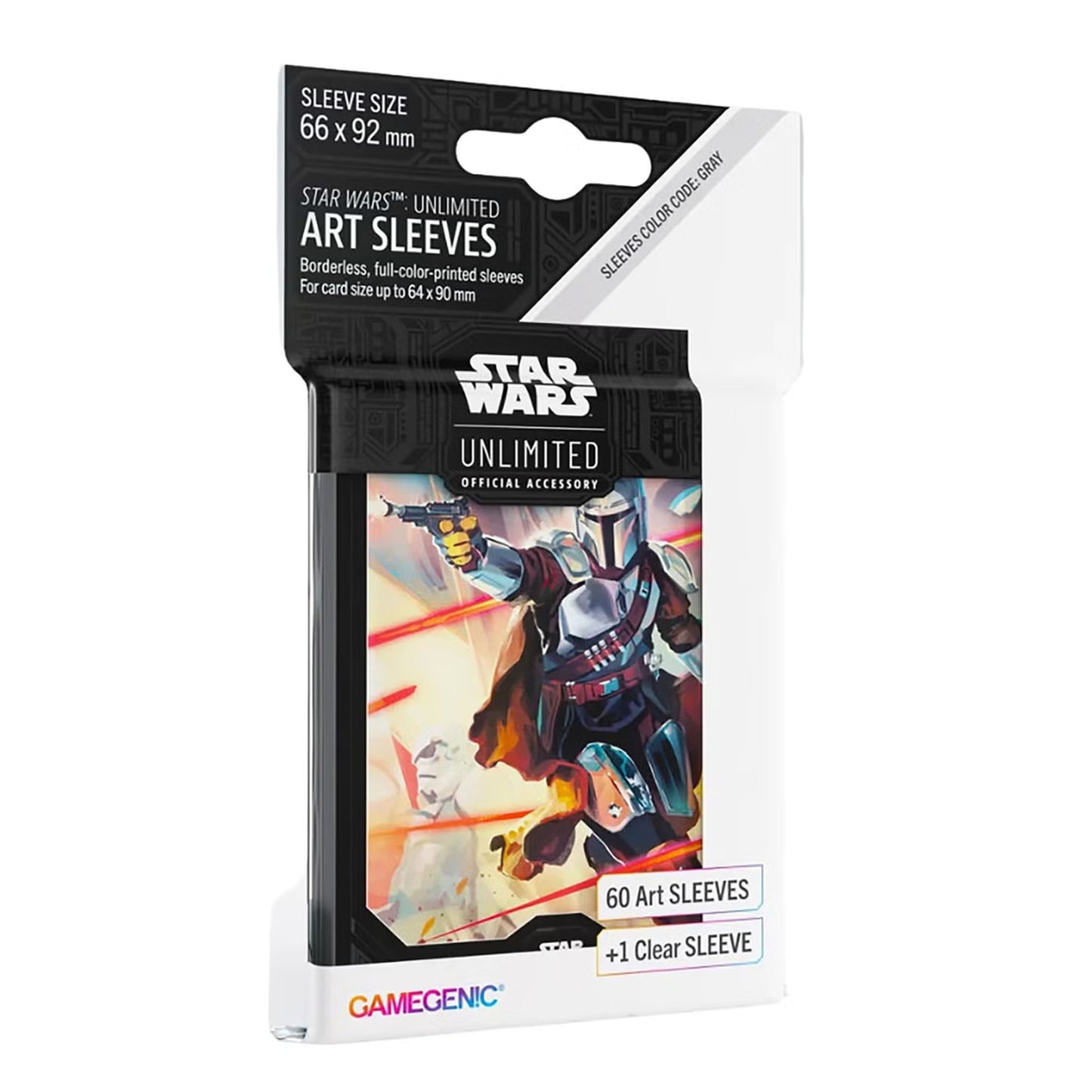 Gamegenic Star Wars Unlimited Art Sleeves - Mandalorian