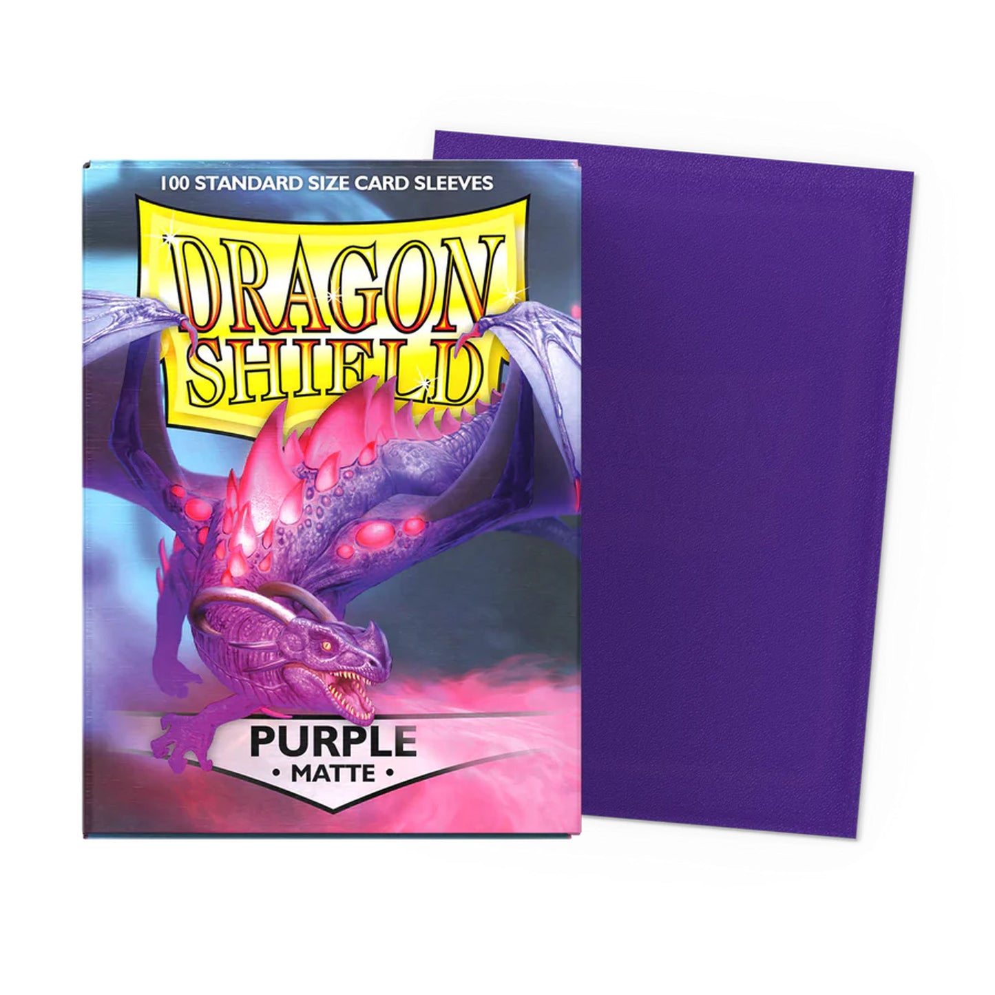 Dragon Shield - Matte Sleeves Standard Size - Purple (100)