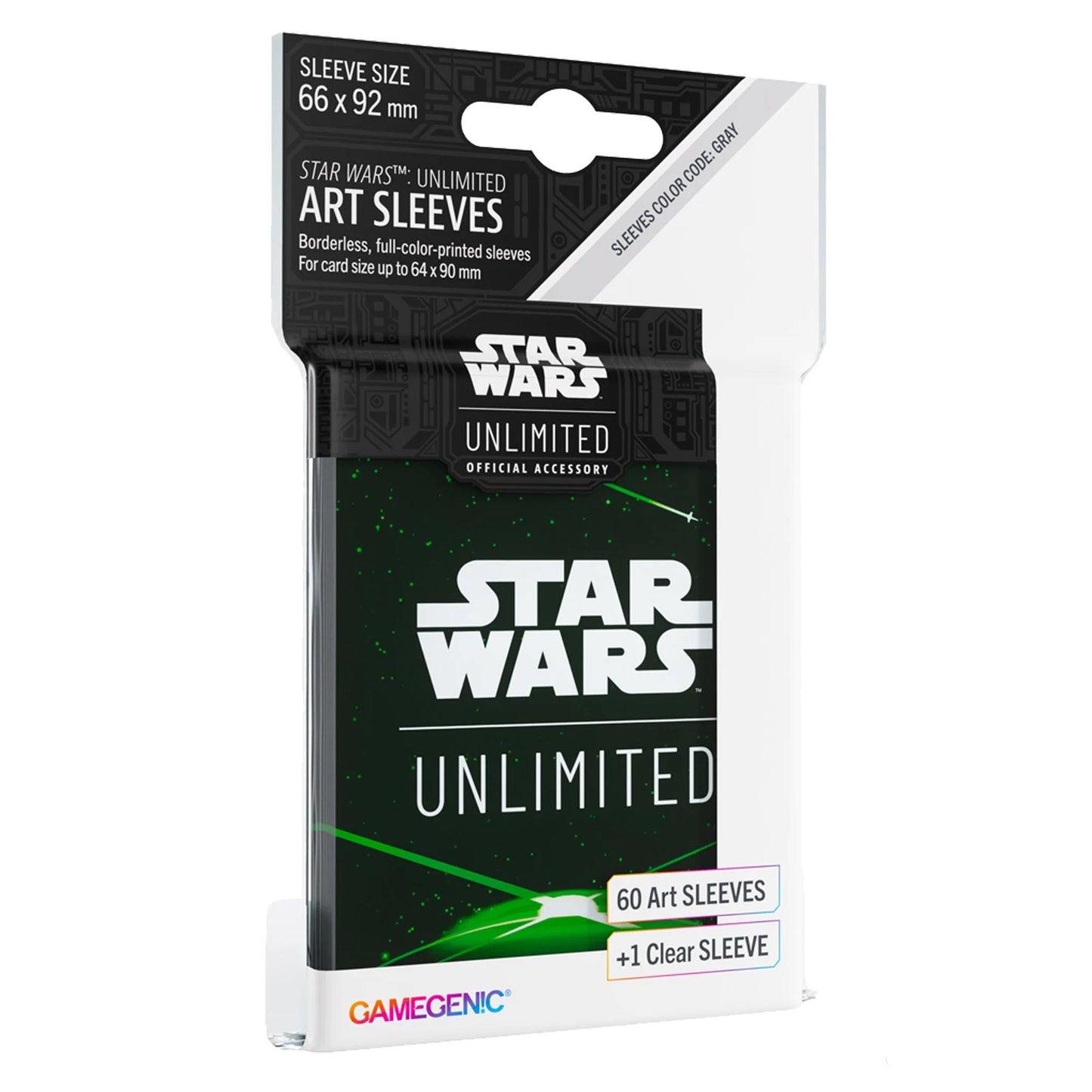 Gamegenic Star Wars Unlimited Art Sleeves - Space Green