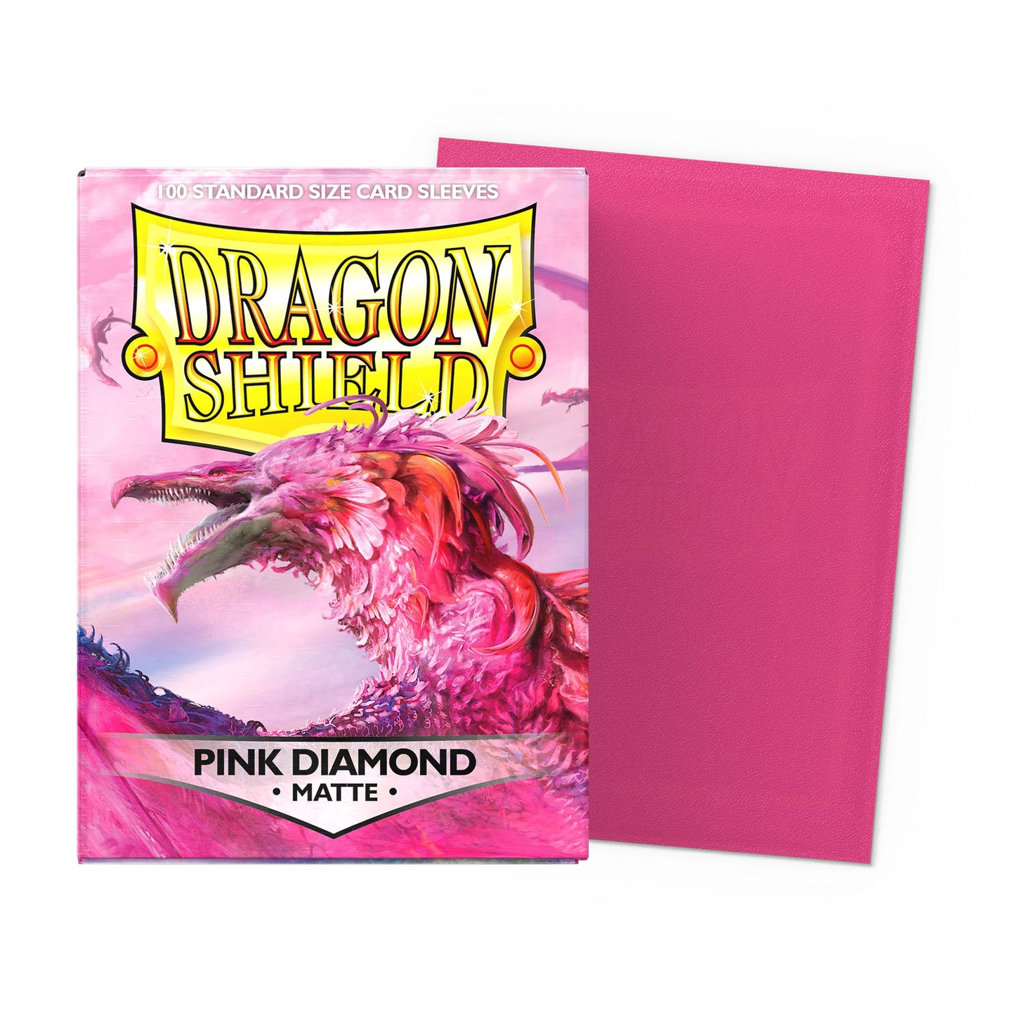 Dragon Shield - Matte Sleeves Standard Size - Pink Diamond (100)