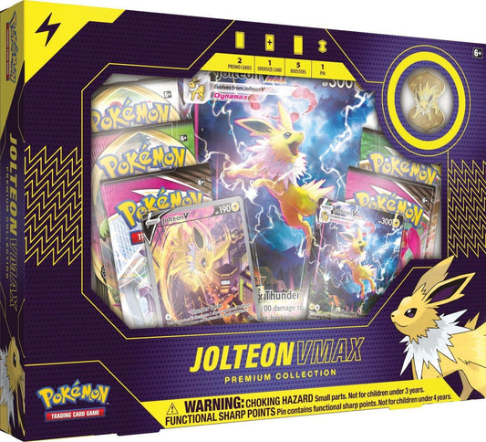 Pokemon TCG Jolteon V VMAX Premium Collection Box