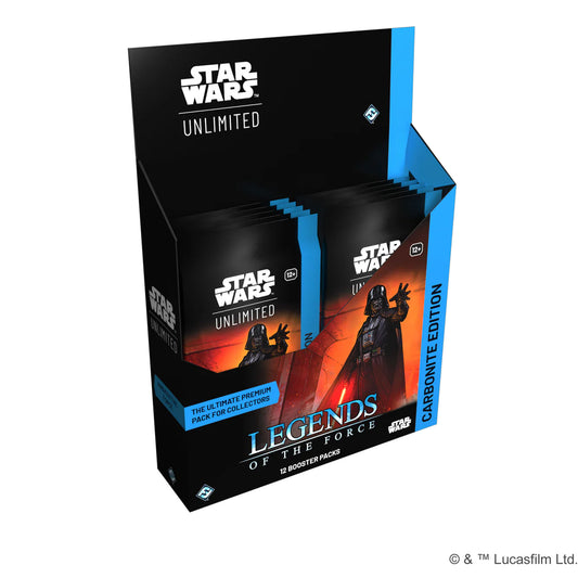 Star Wars Unlimited: Legends of the Force Carbonite Booster Box (12 Packs)
